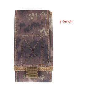 Molle Mobile Phone Bag Waist Bag Men's Sports Running Coin Purse Universal Multifunctional Vertical Belt Portable Wear Belt (Option: 4style-S 5inch)