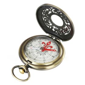 Retro Elegent Compass for Use Outdoor Hikting (Color: As pic show, type: Style B)